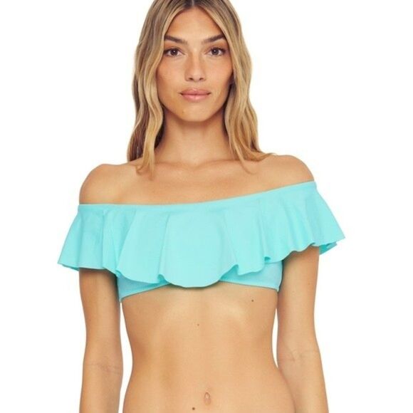 Lovers + Friends Monaco Off Shoulder Ruffle Bikini Top Sz XS - Picture 5 of 5
